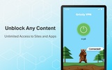 Grizzly VPN - Unlimited Free VPN & WiFi Security screenshot 6