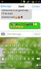Emoji Keyboard+ Green theme screenshot 2