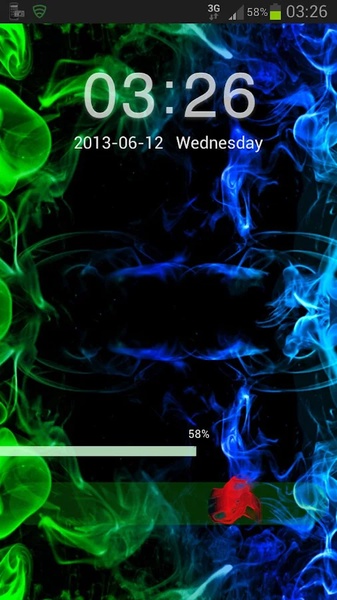 GO Locker Theme green smoke - Preview 1