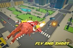 Flying Angry Bull City Attack screenshot 15