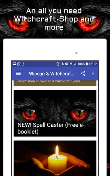 Wiccan & Witchcraft Spells APP - Preview 2