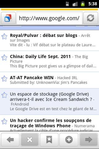 Zirco Browser - Preview 4
