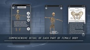 Female anatomy 3D realistic app screenshot 2