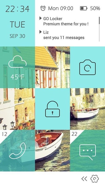 GO Locker Gridy Theme - Preview 2