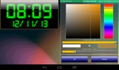 LED clock widget lite screenshot 1