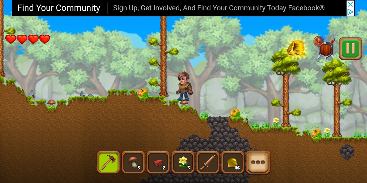 SAIU MINECRAFT EM 2D PARA ANDROID 