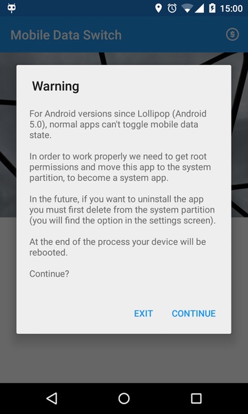 Mobile Data Switch - Preview 4