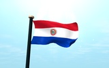 Paraguay Flag 3D Free screenshot 1