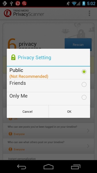 Privacy Scanner - Preview 2