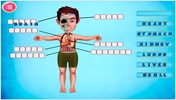 Kids Human Body Parts: Learning Game screenshot 13