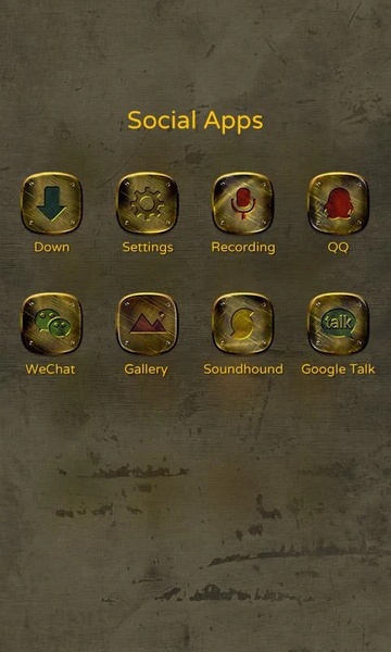 Heavy Metal GOLauncher EX Theme - Preview 3