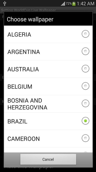 World Cup Live Wallpaper - Preview 1