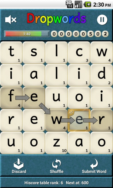 Dropwords - Preview 1