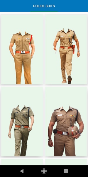 Men Police Suit Photo Editor - Preview 2