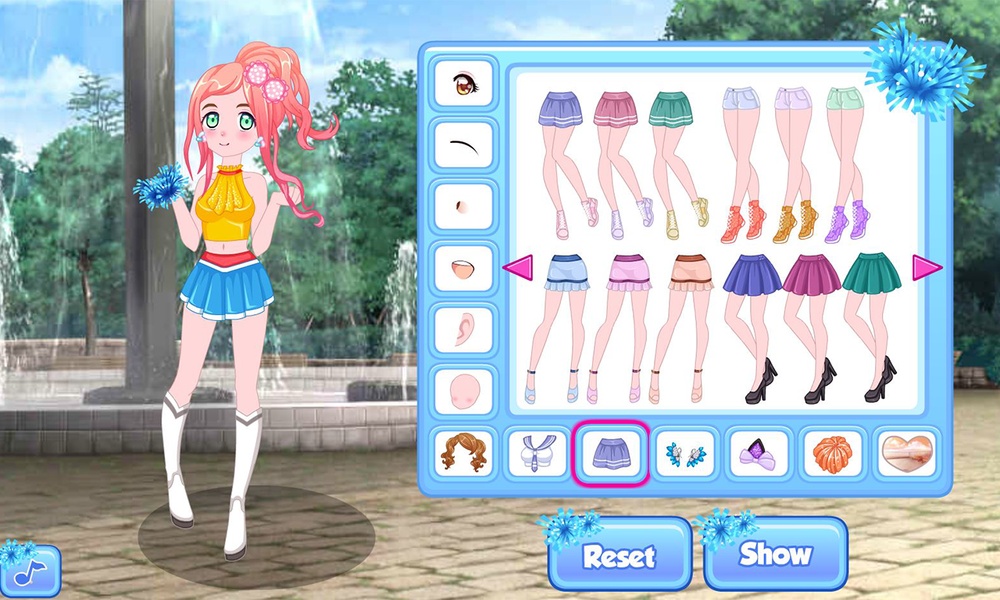 Cheerleader Dressup Game - Preview 1