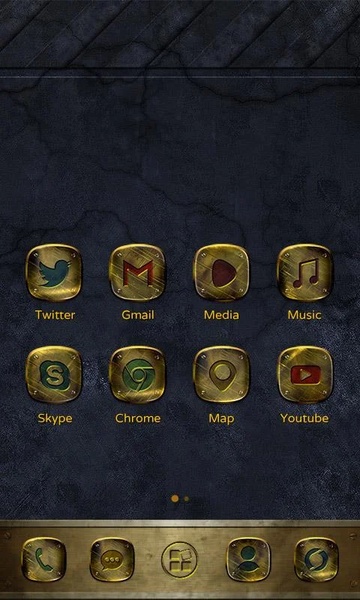 Heavy Metal GOLauncher EX Theme - Preview 6