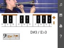 2D Trombone Notes Slide Positions - How To Play screenshot 1