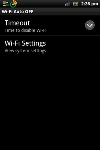 Wi-Fi Auto OFF - Preview 2