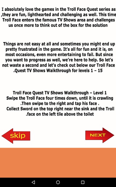 tips for Troll Face Quest Memes - Preview 1