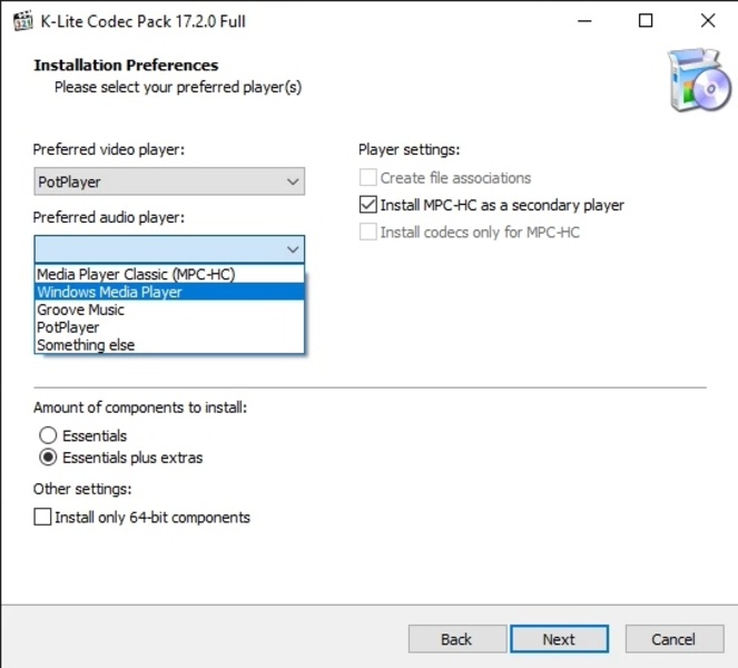 K-Lite Codec Pack (Full) para Windows - gratis en Uptodown