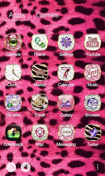 Glitter GOLauncher EX Theme - Preview 4