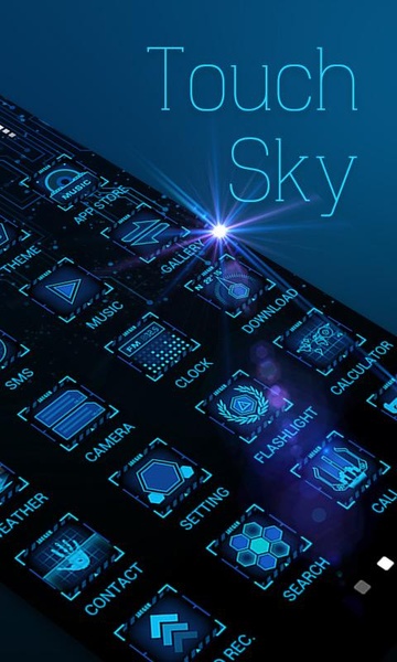 Touch Sky GOLauncher EX Theme - Preview 6