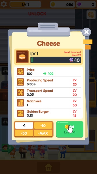 Idle Burger Factory - Preview 3