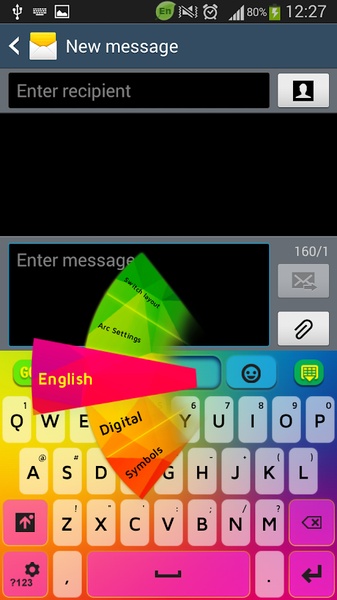 Color Keyboard HD Theme - Preview 6