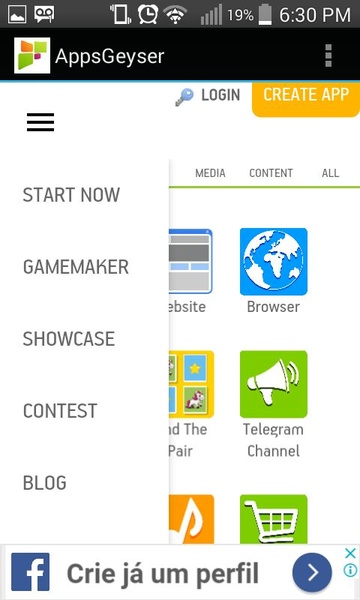 AppsGeyser Mobile - Preview 2