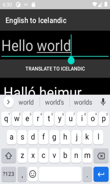 English to Icelandic - Preview 3