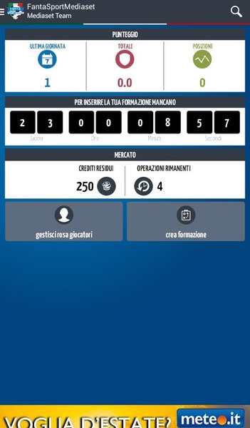 FantaSportMediaset - Preview 1