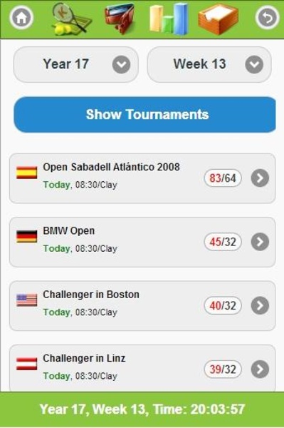 Online Tennis Manager Game - Preview 7