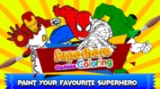 Super Hero Cartoon Coloring screenshot 3