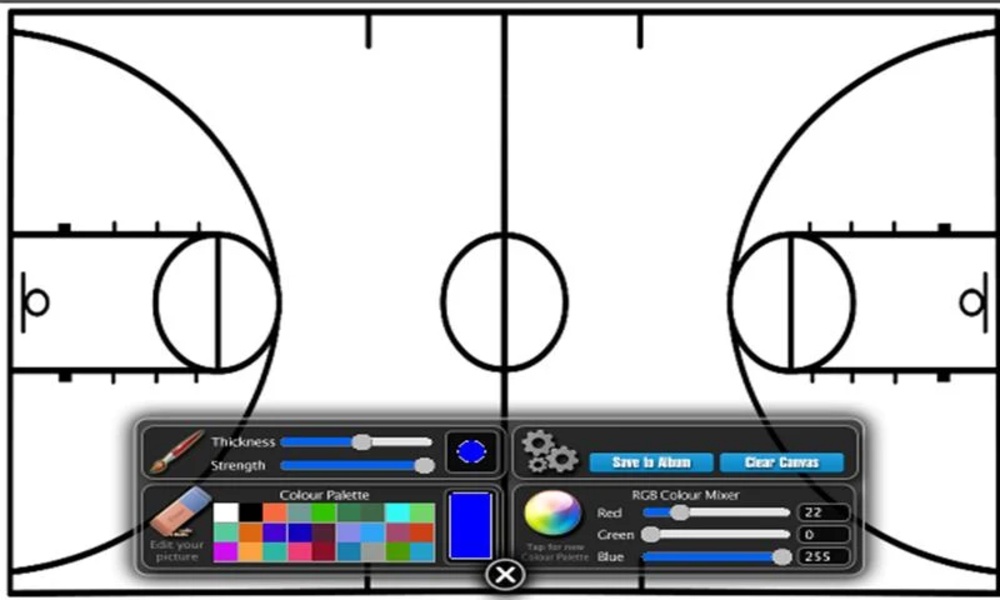 BasketballCoachDiagramLite - Preview 2