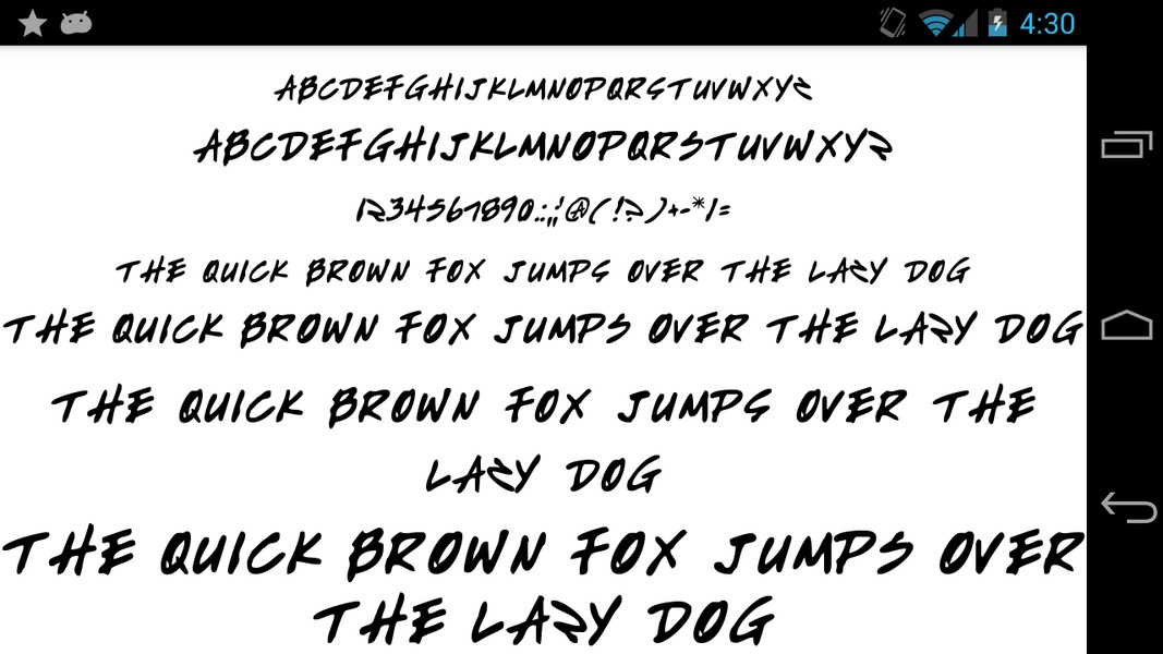 Hand Fonts 50 - Preview 1