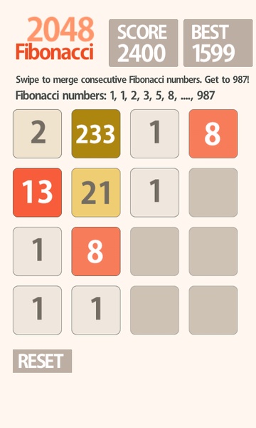 2048 Fibonacci - Preview 2