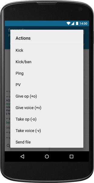 AndroIRC - Preview 3