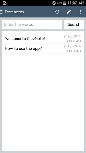 ClevNote - Preview 4