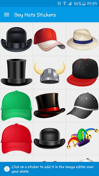 Boy Hats Stickers - Preview 4