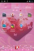 GO Launcher EX Theme Hearts screenshot 2