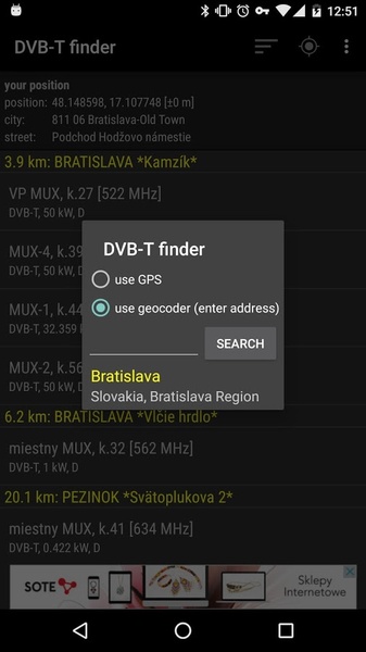 DVB-T finder - Preview 13