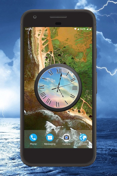Cloud Clock Live Wallpaper - Preview 4