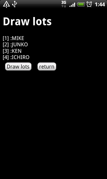 Draw lots - Preview 2