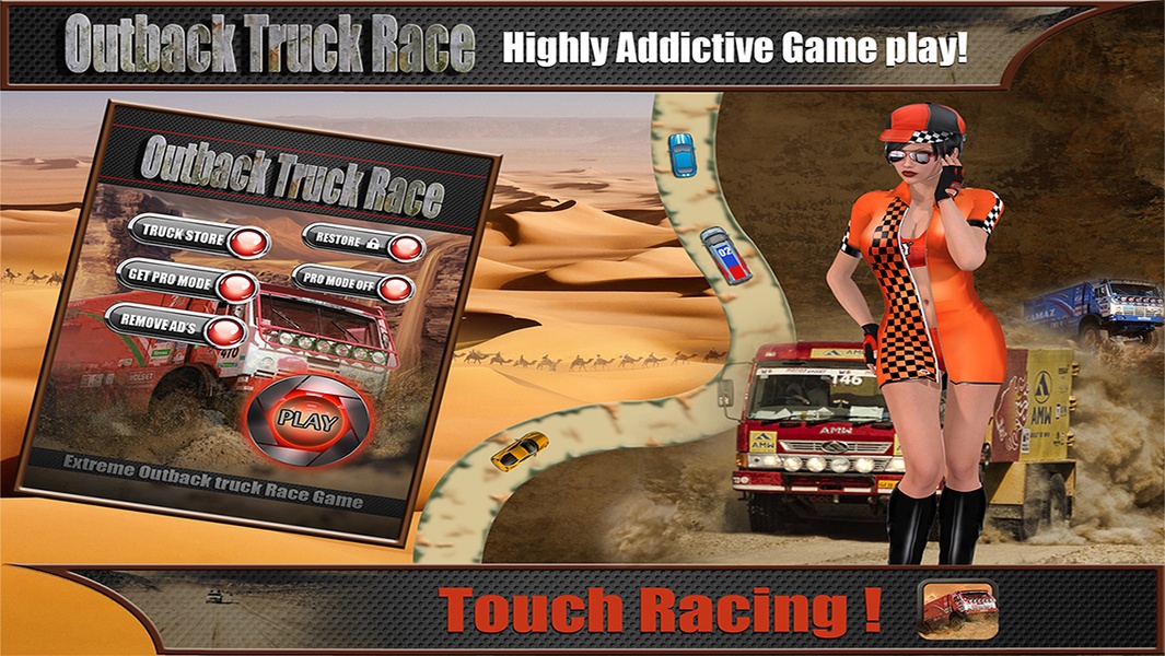 Outback Desert Truck Hill Racing FREE - Extreme Ro - Preview 3