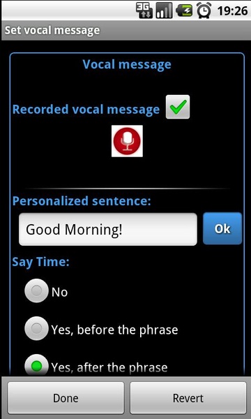 Talking Alarm Clock Pro Free - Preview 7