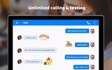 TextApp:Texting & WiFi Calling screenshot 1