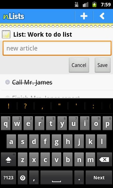 nLists - Preview 4