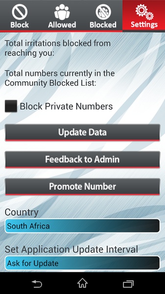 Call & Text SMS Blocker - Preview 1