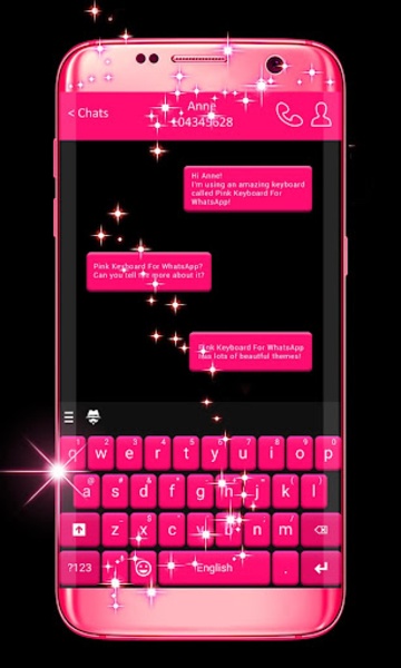 Pink and Black Free Keyboard - Preview 4