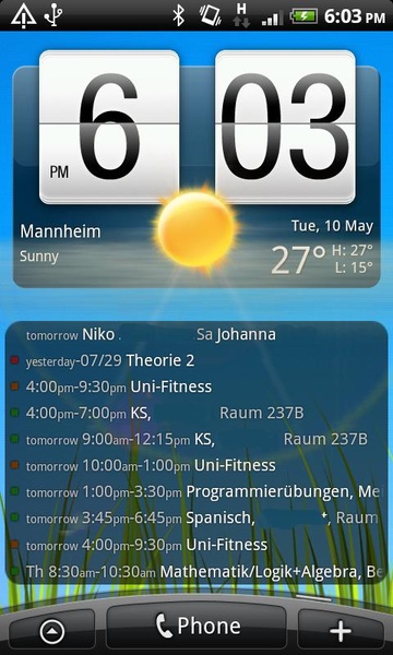 Antons Calendar Widget - Preview 5